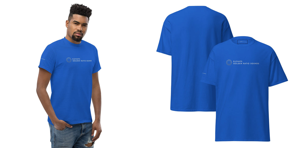 Elevate: Golden Ratio Sounds Unisex Classic Tee — royal