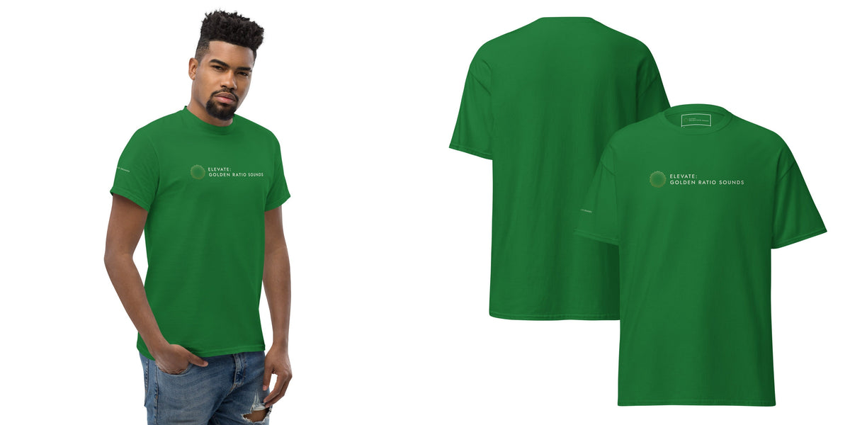 Elevate: Golden Ratio Sounds Unisex Classic Tee — turf green