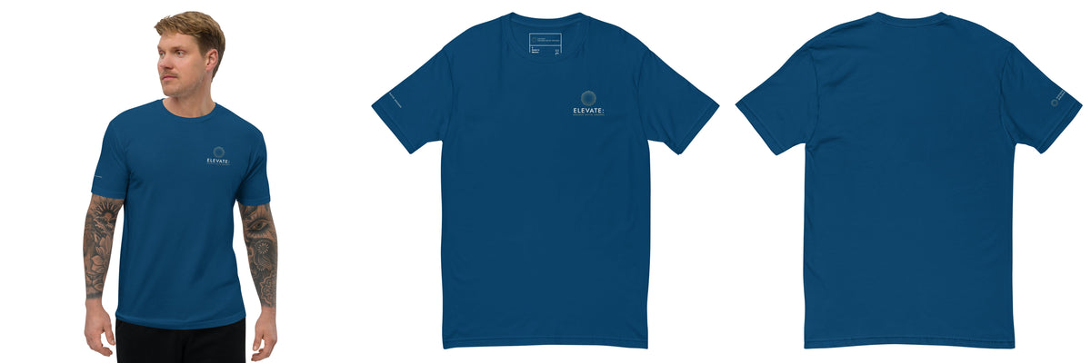 Elevate: Golden Ratio Sounds Short Sleeve T-shirt - Cool Blue