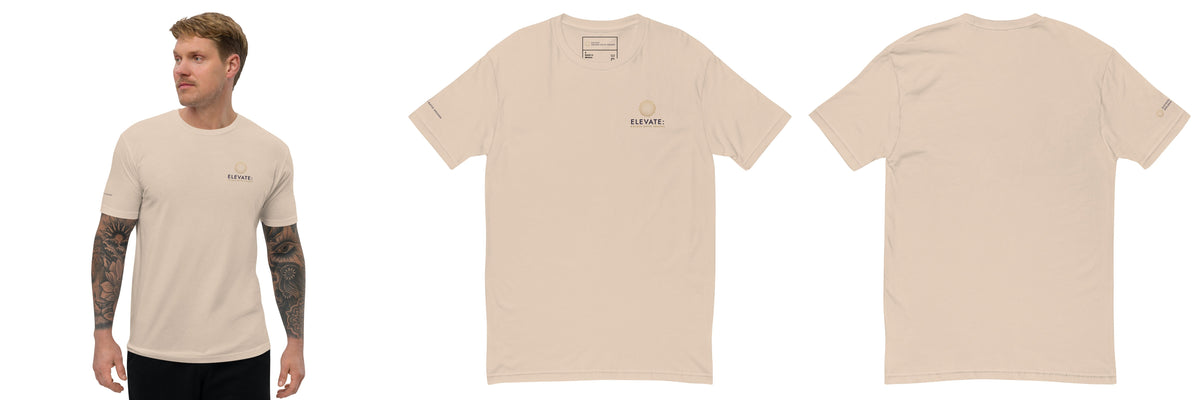 Elevate: Golden Ratio Sounds Short Sleeve T-shirt - Cream