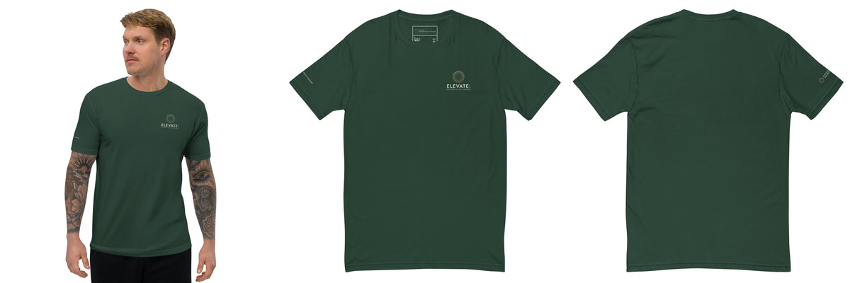Elevate: Golden Ratio Sounds Short Sleeve T-shirt - Forest Green