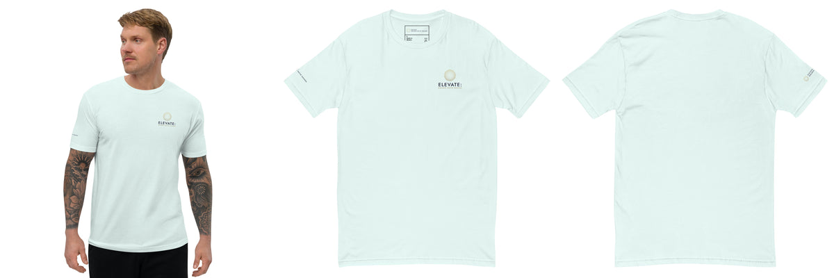 Elevate: Golden Ratio Sounds Short Sleeve T-shirt - Light Blue