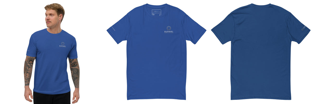Elevate: Golden Ratio Sounds Short Sleeve T-shirt - Royal Blue