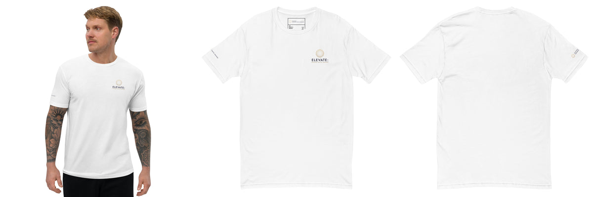 Elevate: Golden Ratio Sounds Short Sleeve T-shirt - White